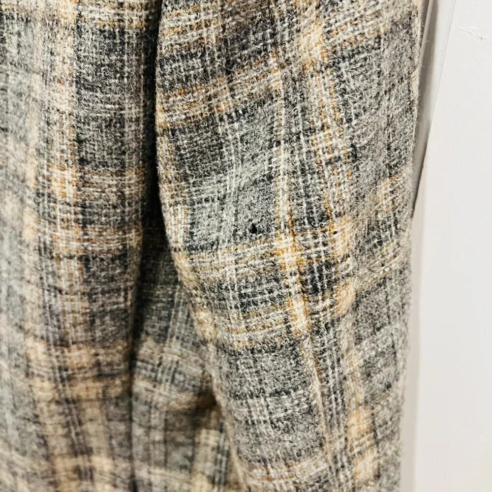 Vintage Daks London New York 42 R Blazer Jacket Plaid Sports Coat Lined